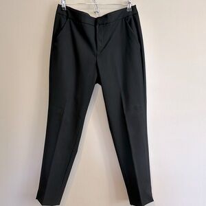 Womens Everlane Trouser Black 27 inch Length Classy Workwear Sophisticated Slit